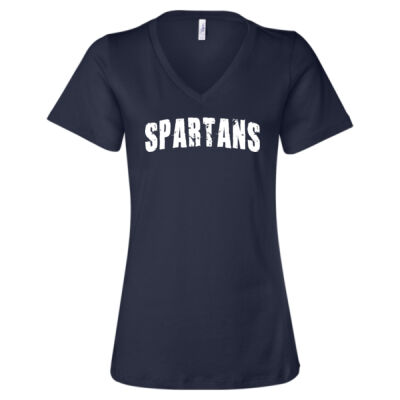 Spartan Cheer V-Neck - Ladies Thumbnail