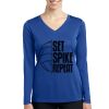 Valencia Hills Wave Dryfit L/S Tee - Ladies Thumbnail